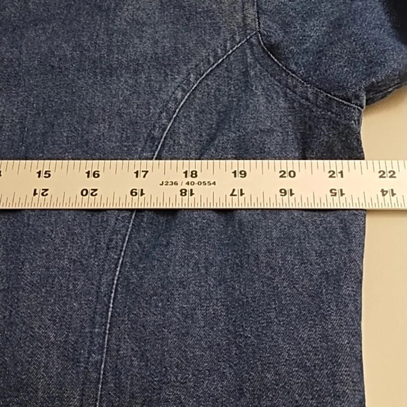 Great Cavalier M Denim Jean Jacket Genuine Suede Leopard Fur Embroidery Washable - Picture 6 of 15